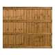 5FT Ultra Heavy Duty Closeboard Fence Panel Pressure Treated Brown