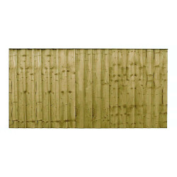 3FT Ultra Heavy Duty Closeboard Fence Panel Pressure Treated Green